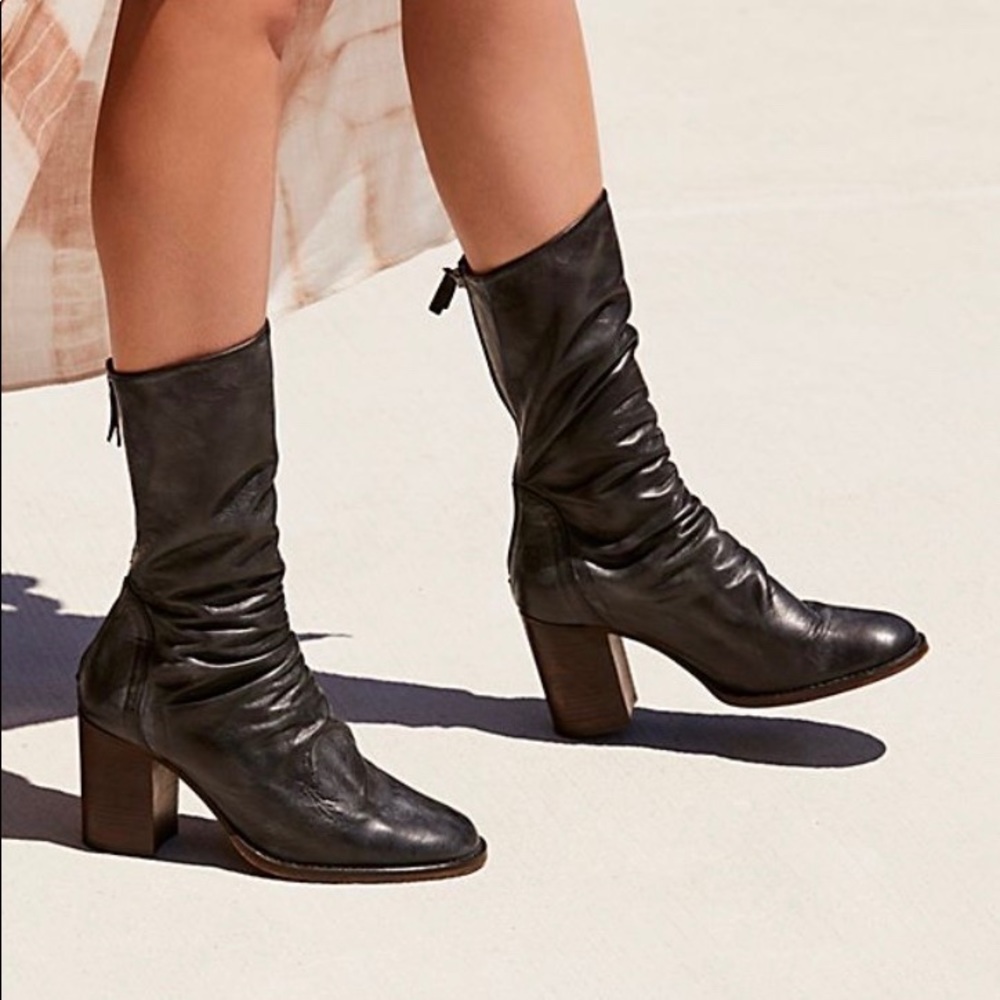 Free People Elle Block heel boots